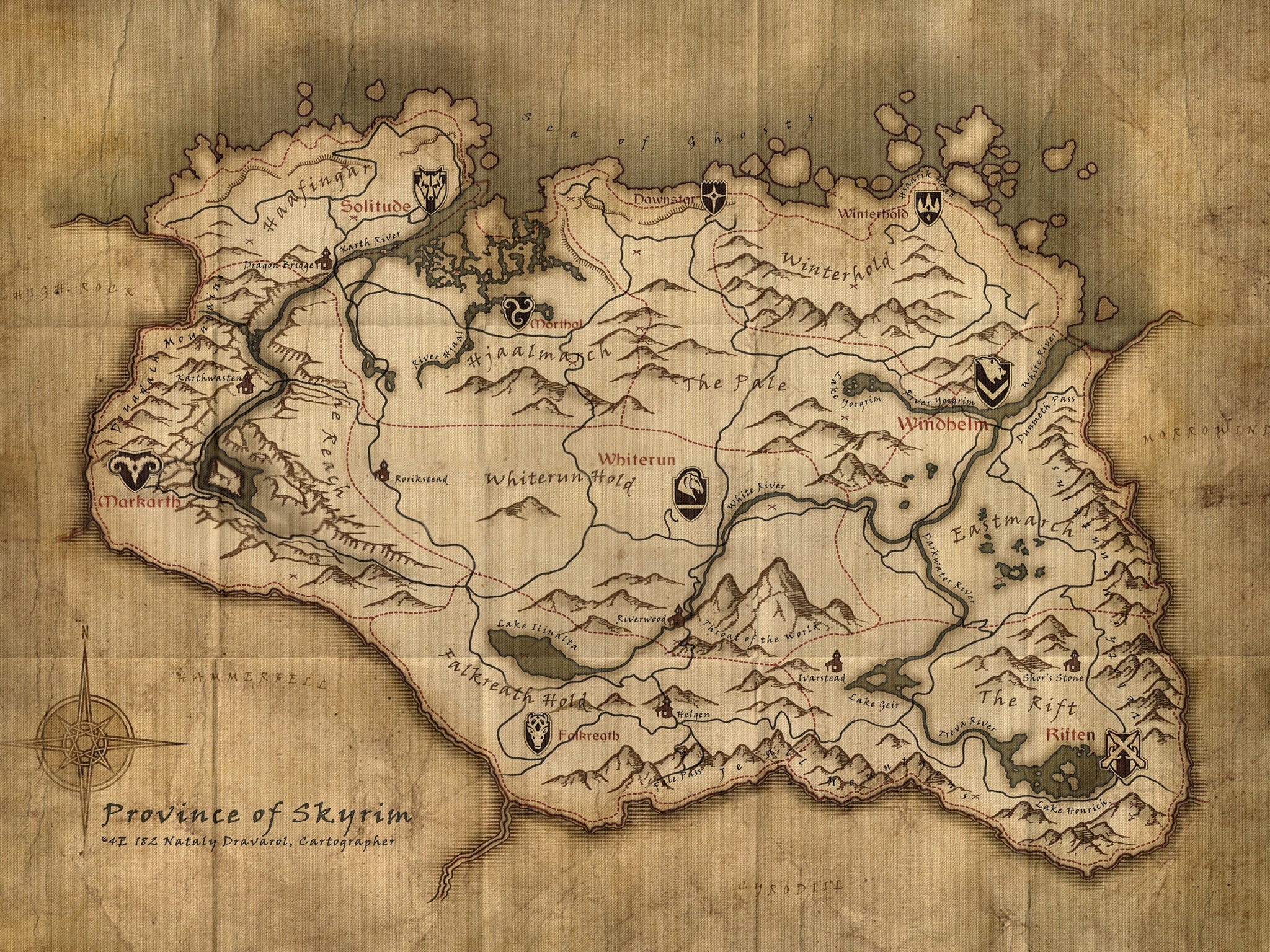 Skyrim RP dünyasına ait görsel